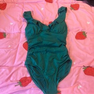 Emerald greenOne-Piece Swimsuit